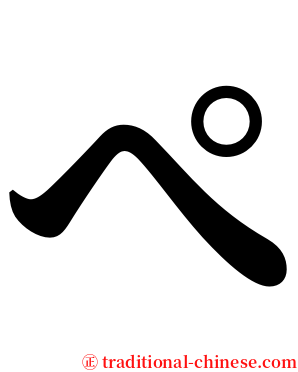 ぺ serif font