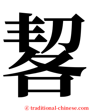 㗉 serif font