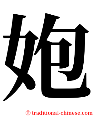 㚿 serif font