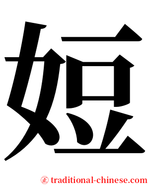 㛒 serif font