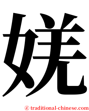㛨 serif font