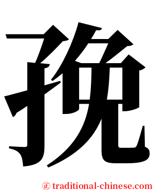 㝃 serif font