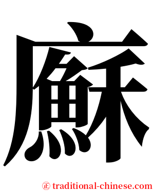 㢝 serif font