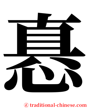 㥲 serif font