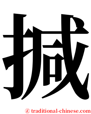 㨔 serif font