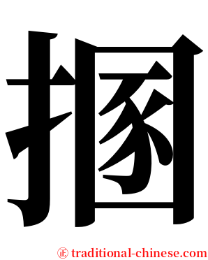 㨡 serif font