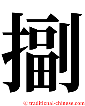 㨽 serif font