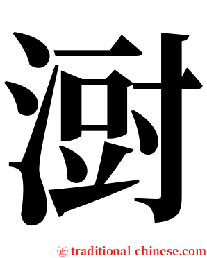 㴻 serif font