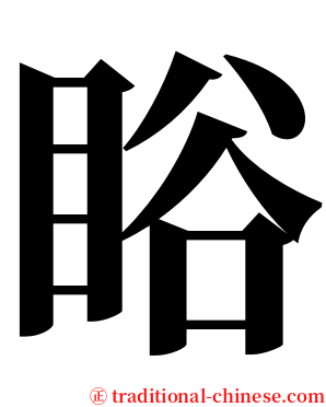 䀰 serif font