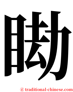 䀷 serif font