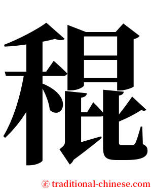 䅙 serif font