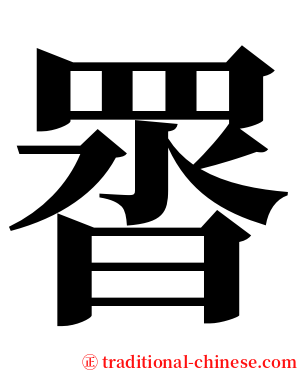 䍝 serif font