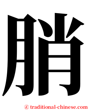 䏴 serif font