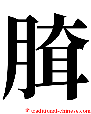 䐛 serif font