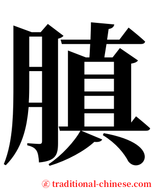 䐜 serif font