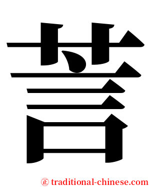 䓂 serif font
