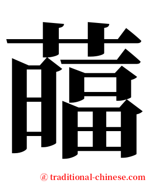 䕎 serif font