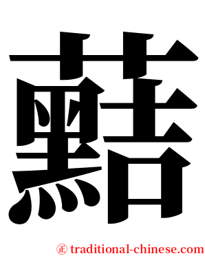 䕸 serif font