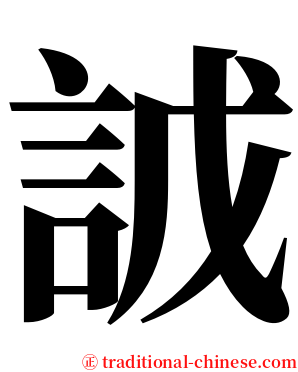 䛋 serif font