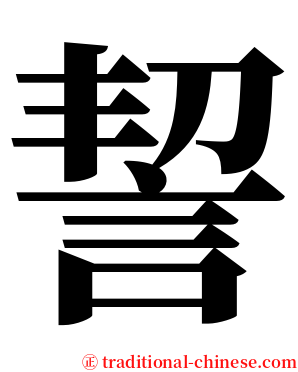 䛚 serif font