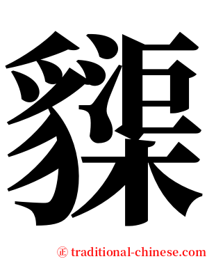 䝣 serif font