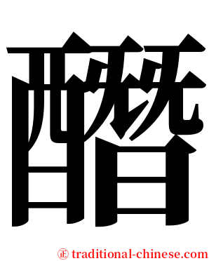 䤐 serif font