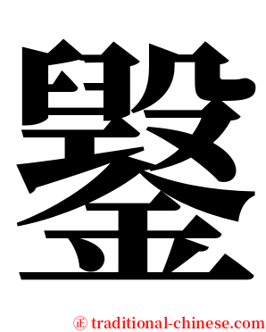 䥣 serif font