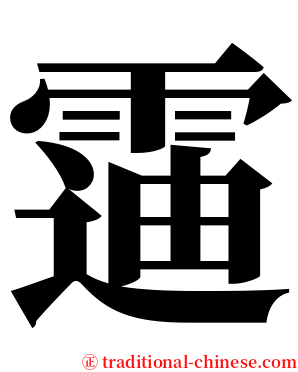 䨤 serif font