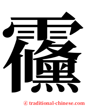 䨹 serif font