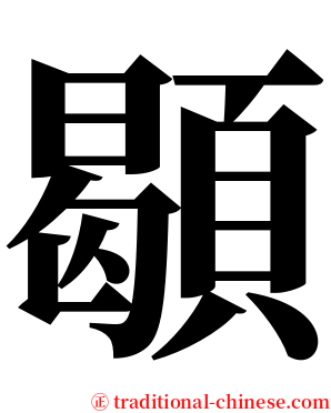 䫘 serif font