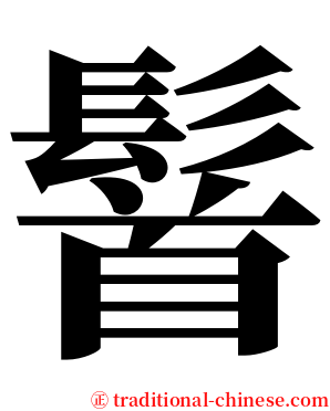 䭮 serif font