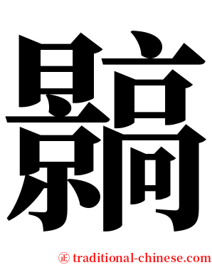 䯫 serif font