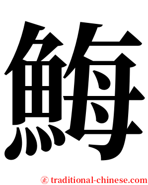 䱕 serif font