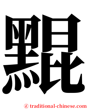 䵪 serif font