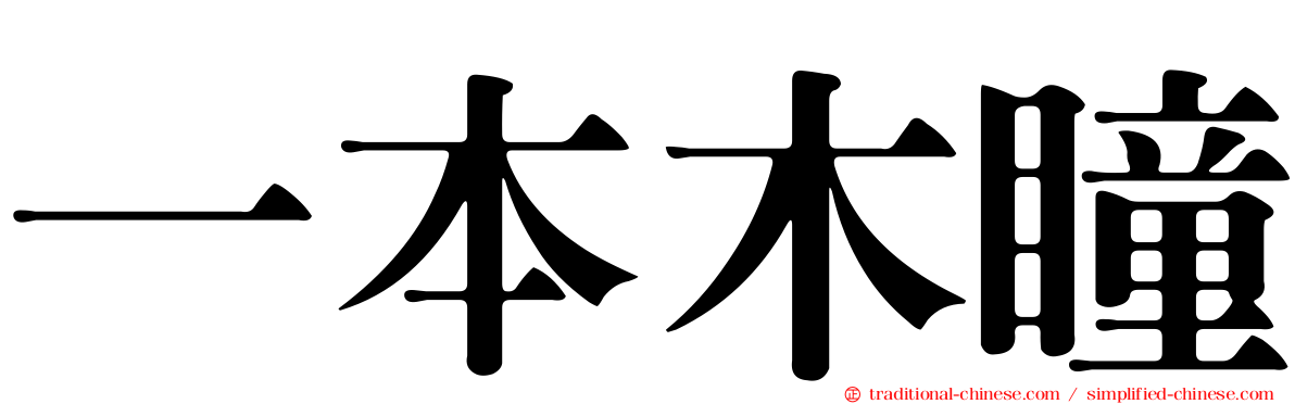 一本木瞳