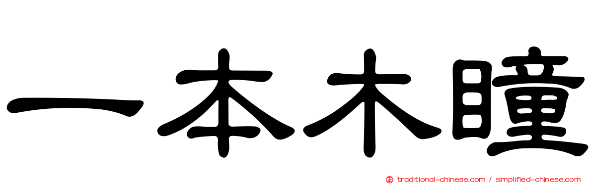 一本木瞳