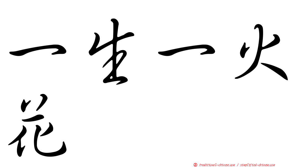 一生一火花