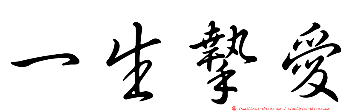 一生摯愛