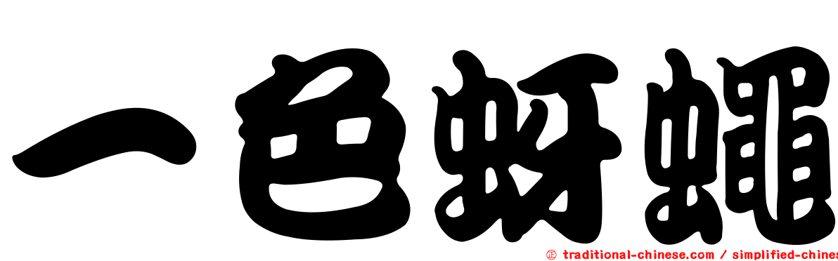 一色蚜蠅