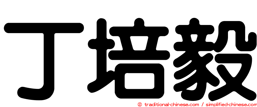 丁培毅