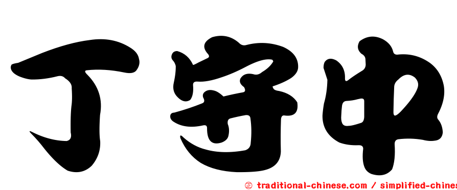 丁守中
