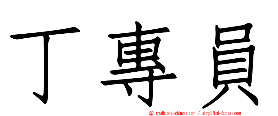 丁專員