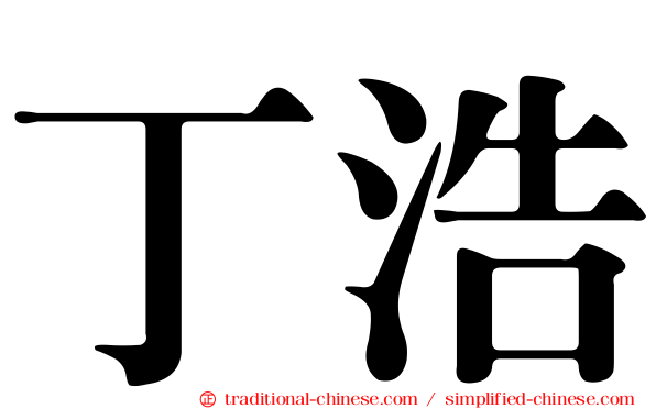 丁浩