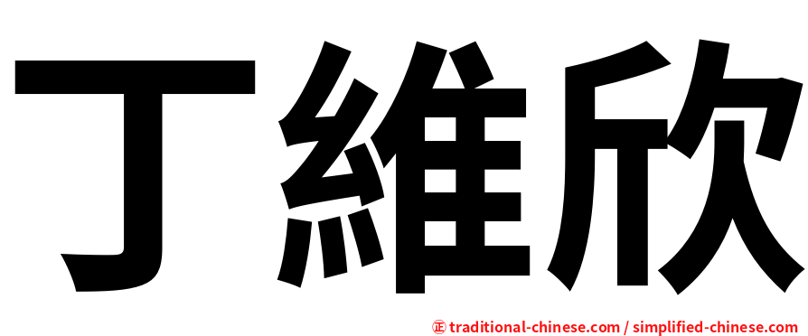 丁維欣