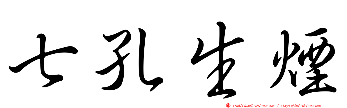 七孔生煙