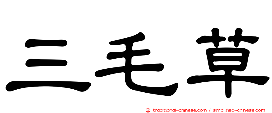 三毛草