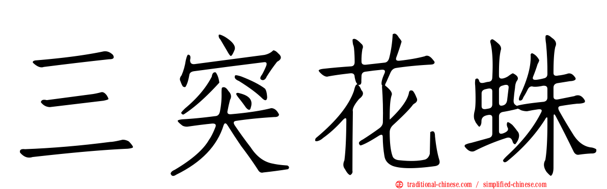 三突花蛛