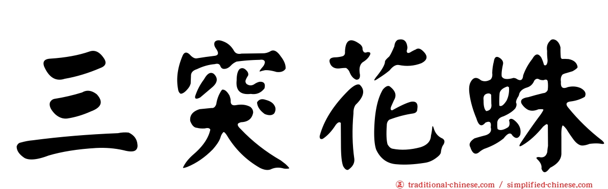 三突花蛛