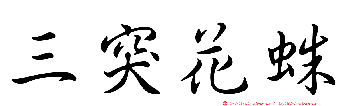 三突花蛛