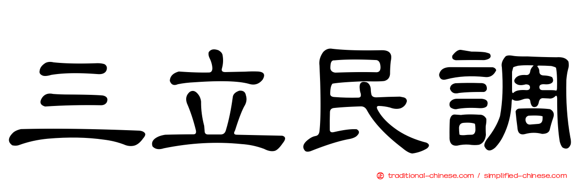 三立民調